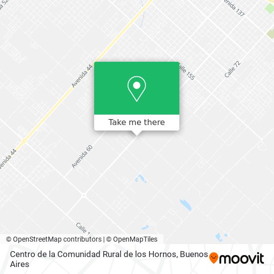 Centro de la Comunidad Rural de los Hornos map