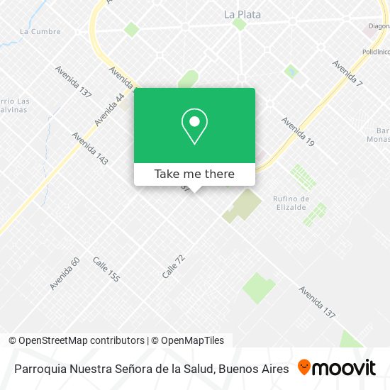 Mapa de Parroquia Nuestra Señora de la Salud