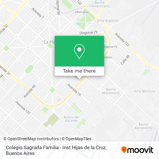 Colegio Sagrada Familia - Inst Hijas de la Cruz map