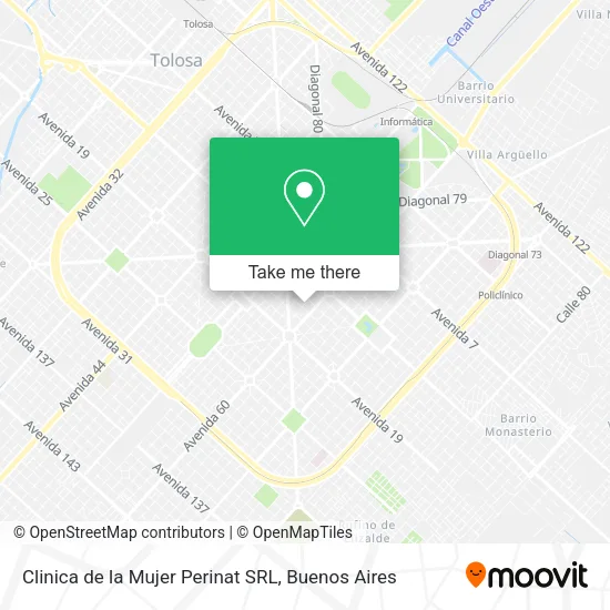 Clinica de la Mujer Perinat SRL map
