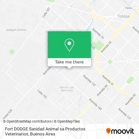 Fort DODGE Sanidad Animal sa Productos Veterinarios map