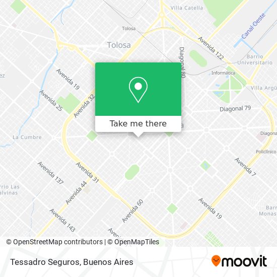 Mapa de Tessadro Seguros