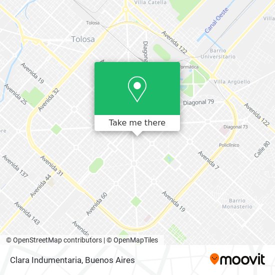 Clara Indumentaria map