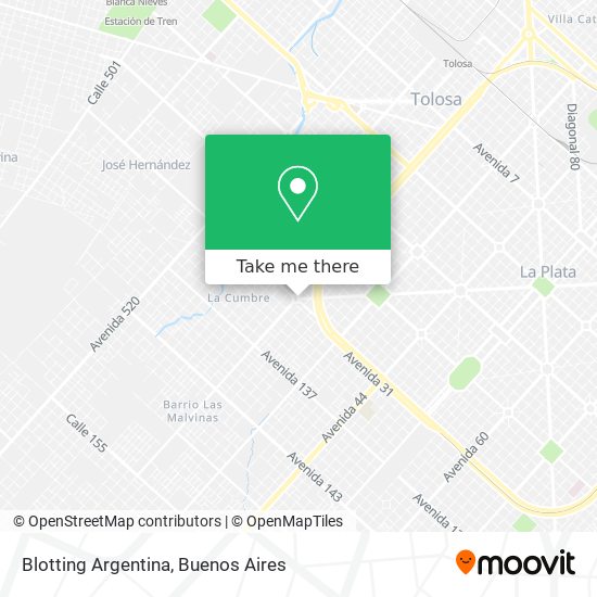 Mapa de Blotting Argentina