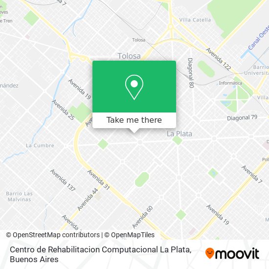 Centro de Rehabilitacion Computacional La Plata map