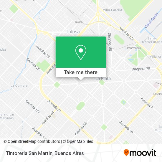 Tintoreria San Martin map