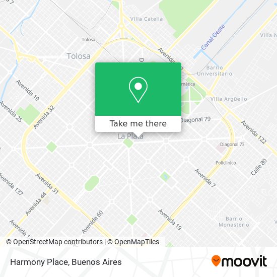 Mapa de Harmony Place