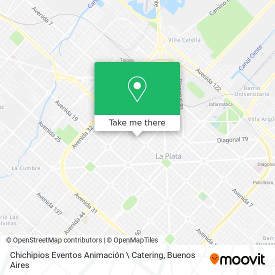 Mapa de Chichipios Eventos Animación \ Catering