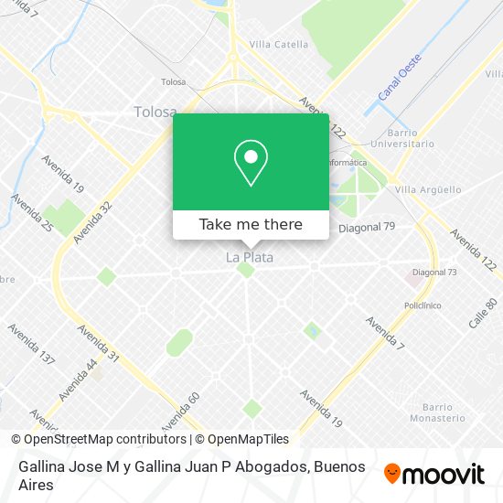 Gallina Jose M y Gallina Juan P Abogados map