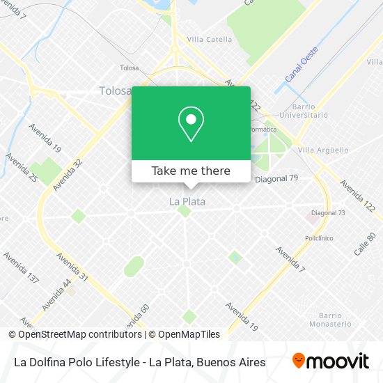 La Dolfina Polo Lifestyle - La Plata map