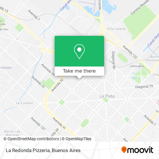 Mapa de La Redonda Pizzeria