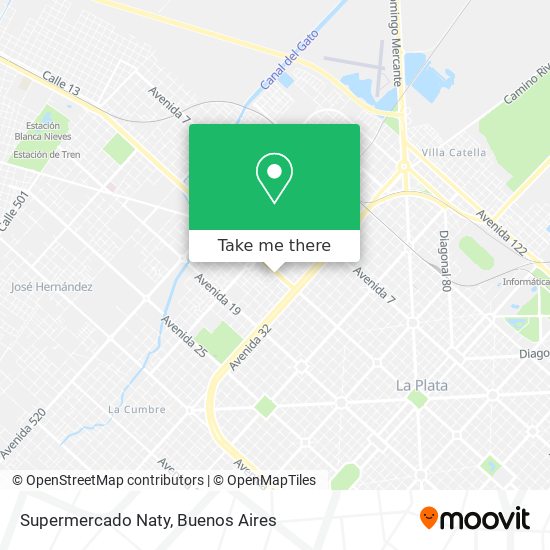 Mapa de Supermercado Naty