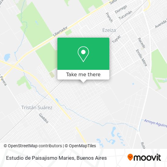 Estudio de Paisajismo Maries map