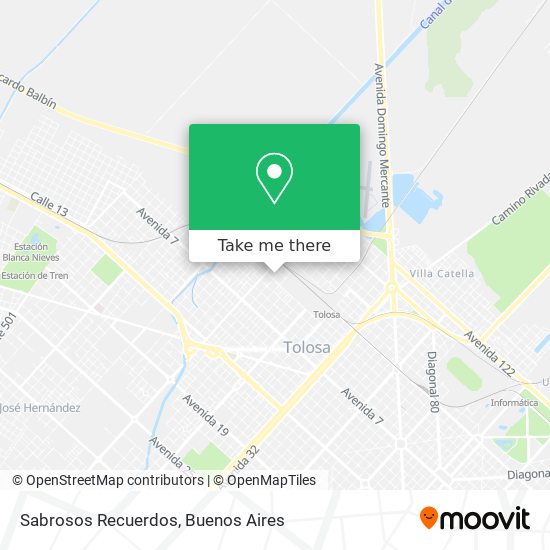 Sabrosos Recuerdos map