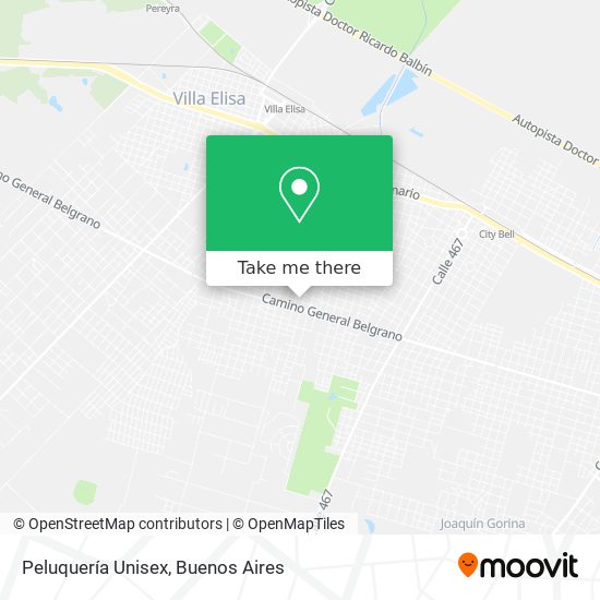 Peluquería Unisex map
