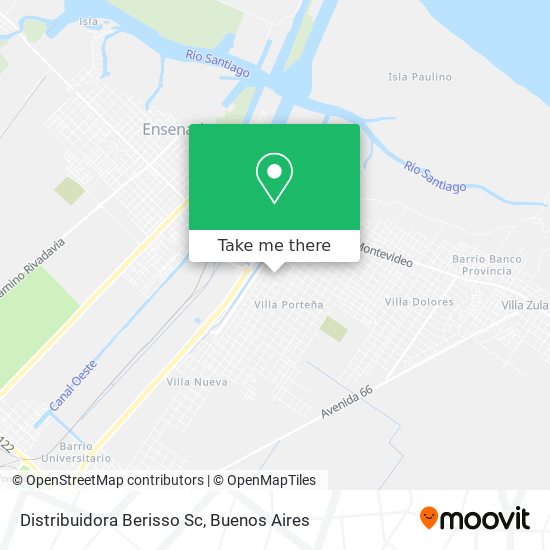 Mapa de Distribuidora Berisso Sc