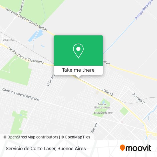 Mapa de Servicio de Corte Laser