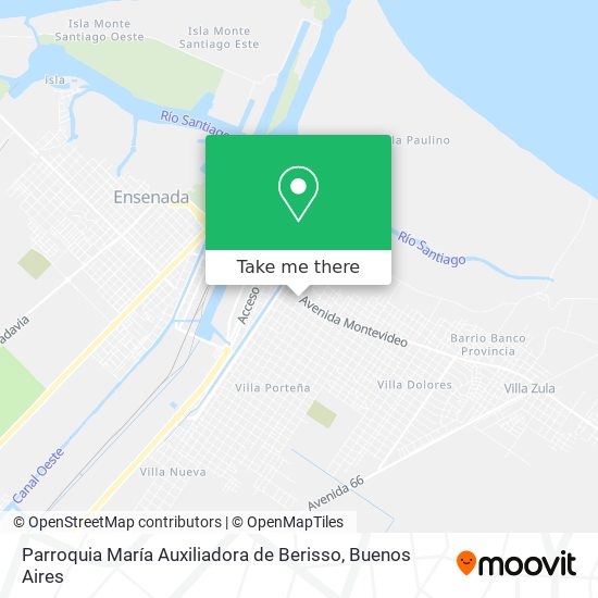 Parroquia María Auxiliadora de Berisso map