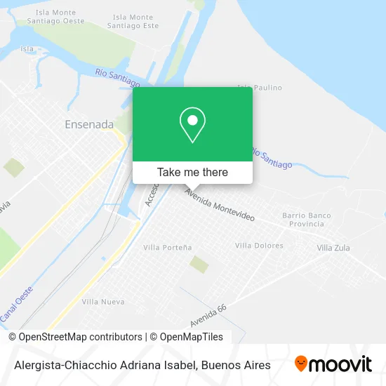 Alergista-Chiacchio Adriana Isabel map
