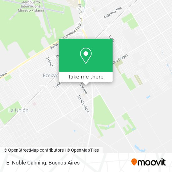 El Noble Canning map