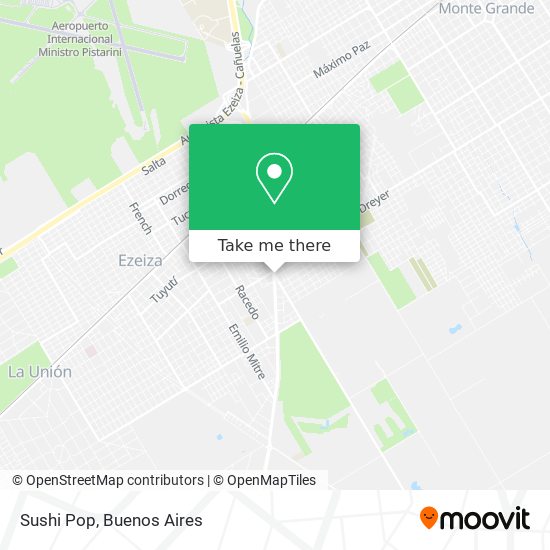 Mapa de Sushi Pop