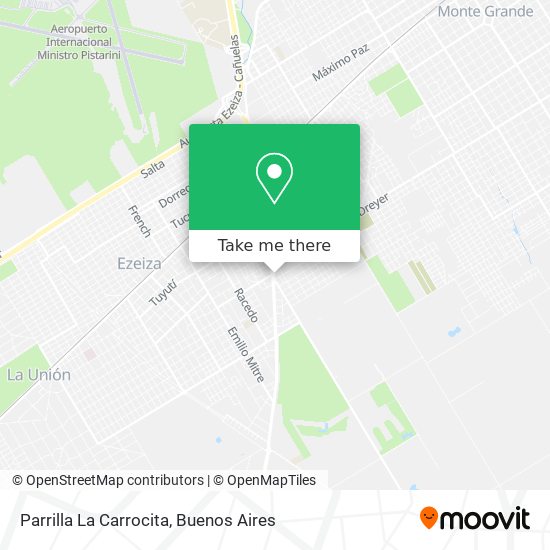 Parrilla La Carrocita map