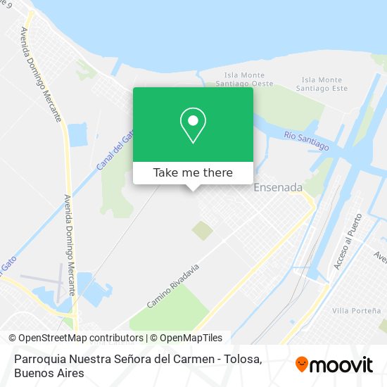 Parroquia Nuestra Señora del Carmen - Tolosa map