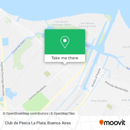 Club de Pesca La Plata map