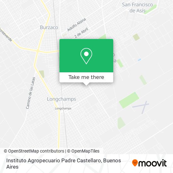 Instituto Agropecuario Padre Castellaro map