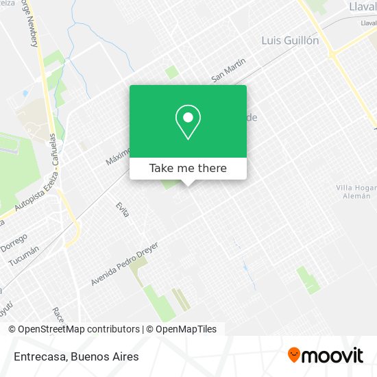 Entrecasa map