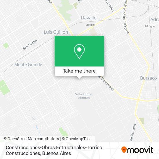 Mapa de Construcciones-Obras Estructurales-Torrico Construcciones