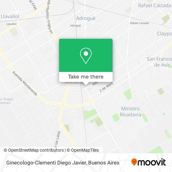 Ginecologo-Clementi Diego Javier map