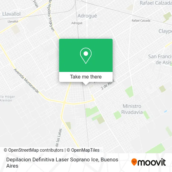 Mapa de Depilacion Definitiva Laser Soprano Ice