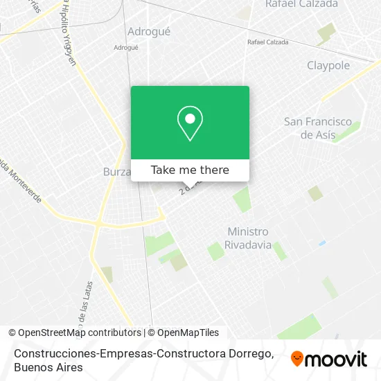 Construcciones-Empresas-Constructora Dorrego map