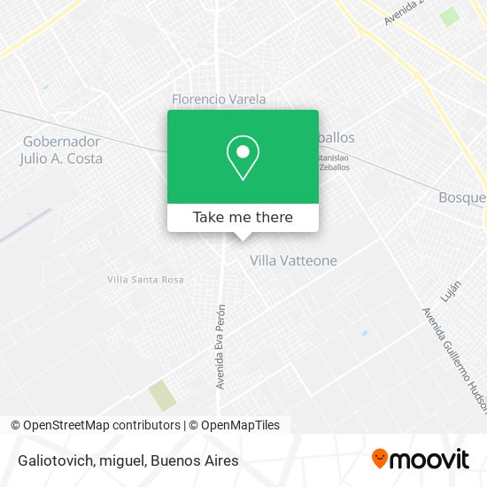 Mapa de Galiotovich, miguel