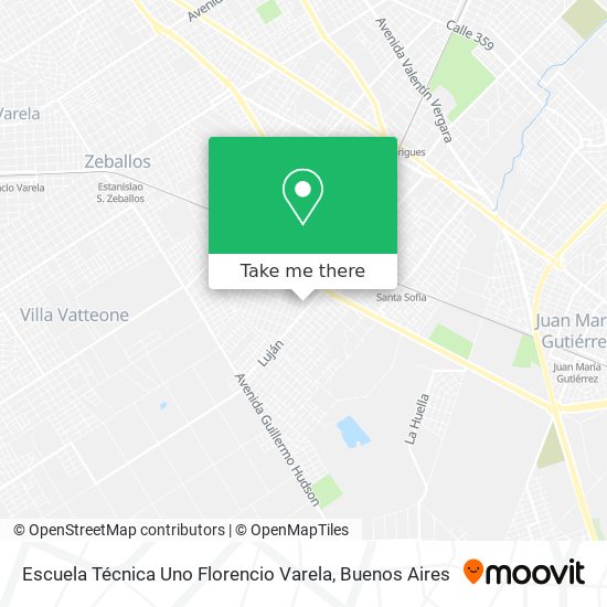 Escuela Técnica Uno Florencio Varela map