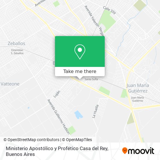 Mapa de Ministerio Apostólico y Profético Casa del Rey