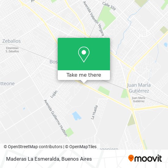 Maderas La Esmeralda map