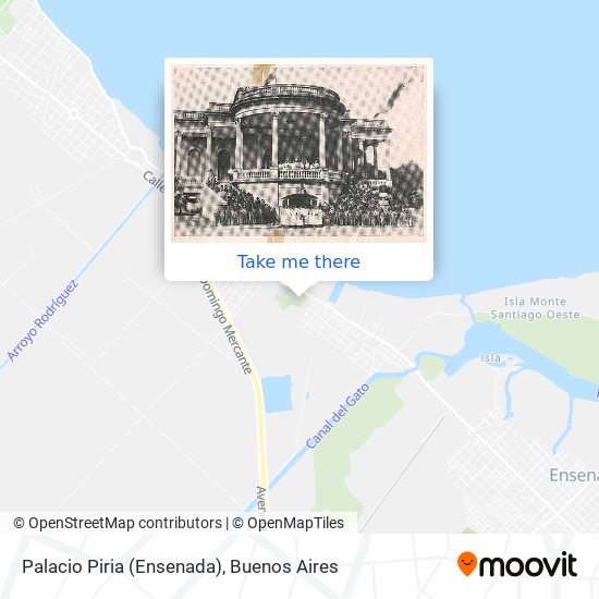 Mapa de Palacio Piria (Ensenada)