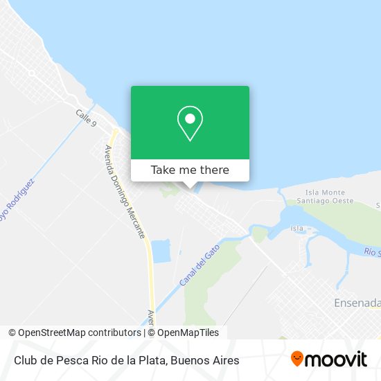 Mapa de Club de Pesca Rio de la Plata