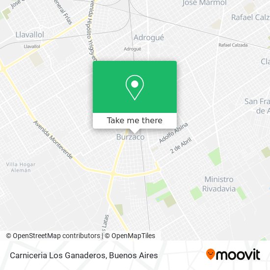 Carniceria Los Ganaderos map