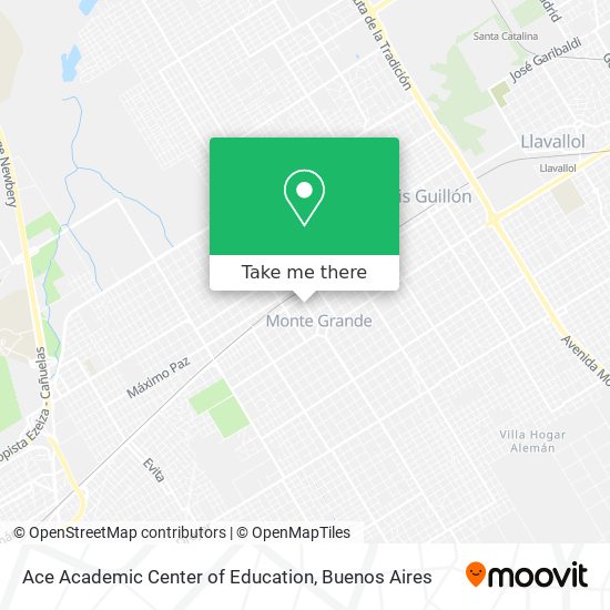 Mapa de Ace Academic Center of Education