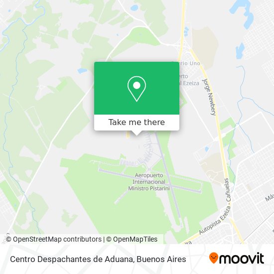 Centro Despachantes de Aduana map