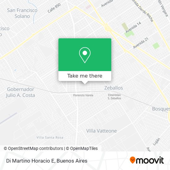 Di Martino Horacio E map