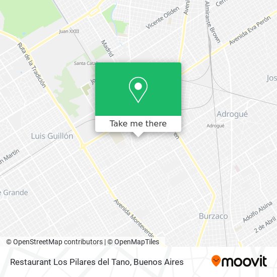 Restaurant Los Pilares del Tano map