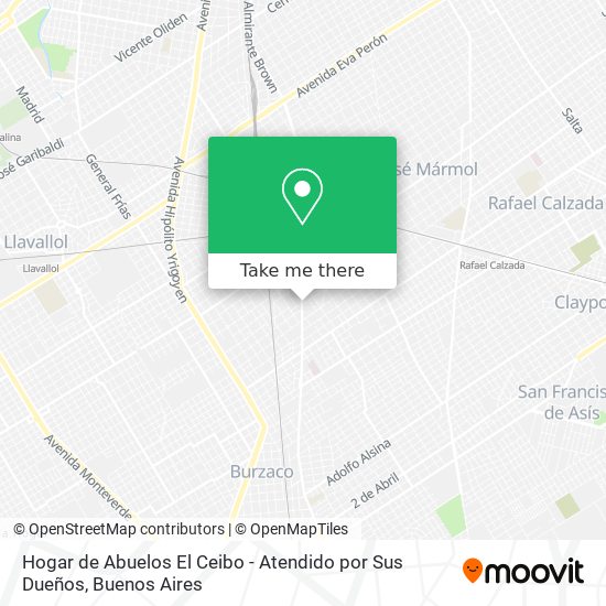 Hogar de Abuelos El Ceibo - Atendido por Sus Dueños map