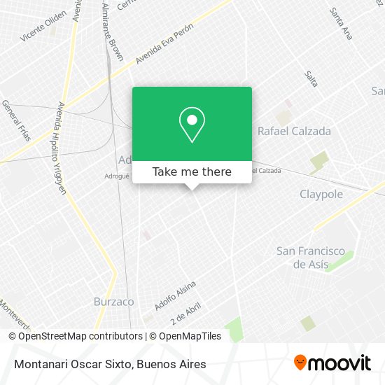Montanari Oscar Sixto map