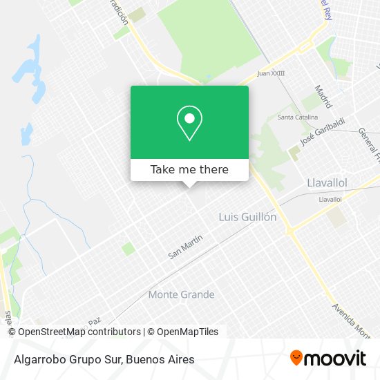 Mapa de Algarrobo Grupo Sur