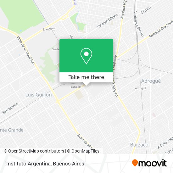 Instituto Argentina map