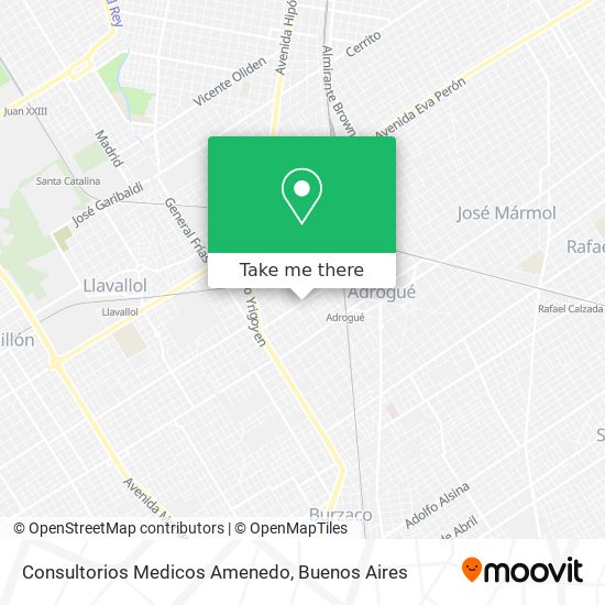 Mapa de Consultorios Medicos Amenedo